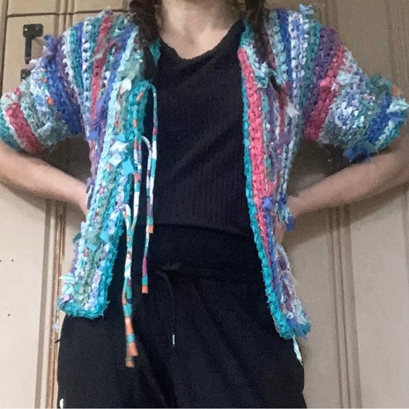 Upcycled Cardigan💙 - Picture 7 of 13